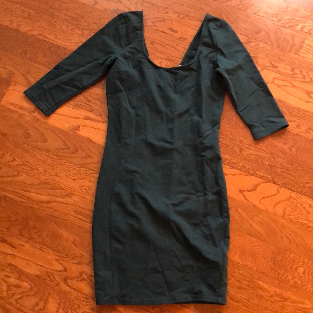 Teal Bodycon dress